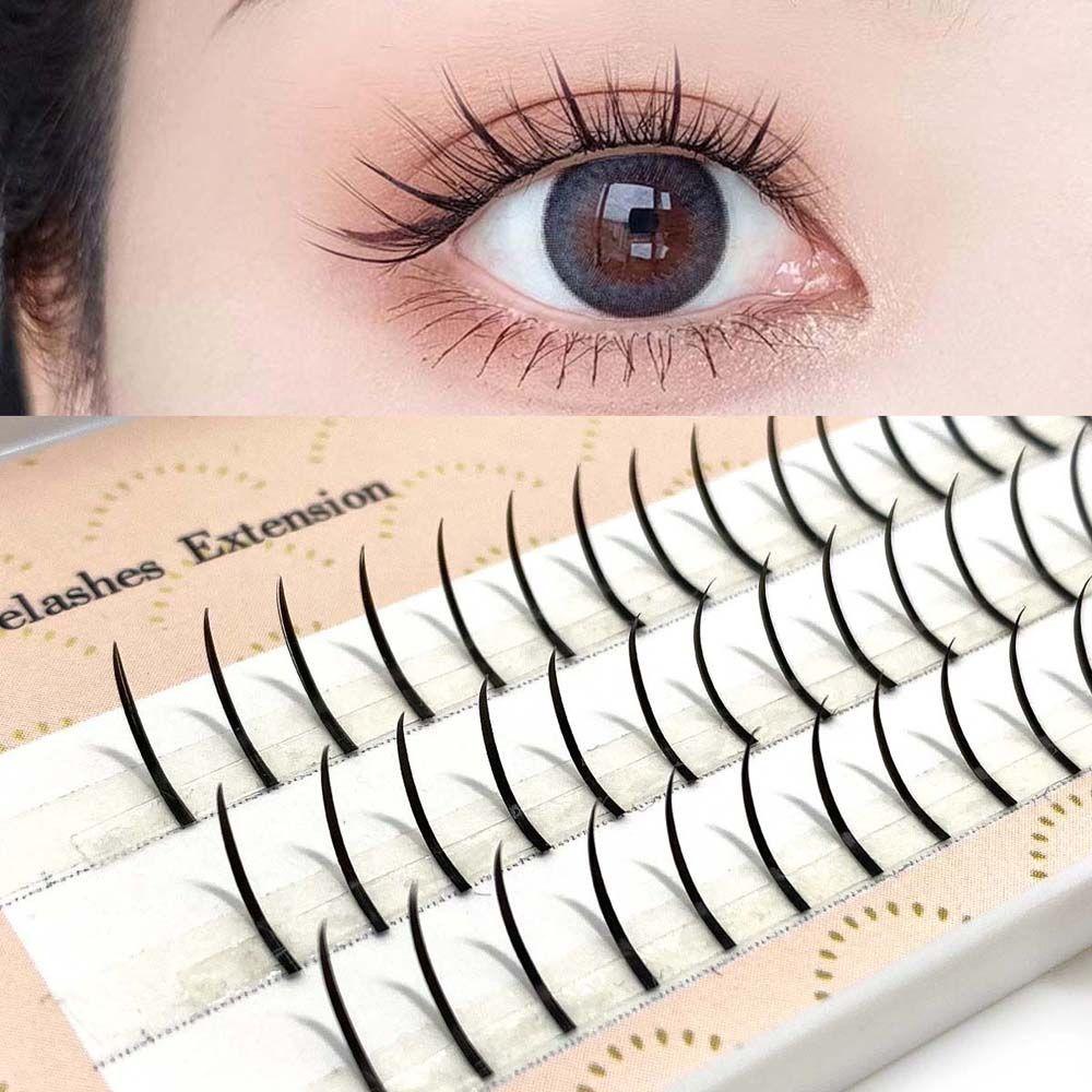 OCEANMAP Cặp Lông Mi Giả Dài Tự Dính Bằng Lông Chồn Giả Hỗn Hợp Lâu Trôi