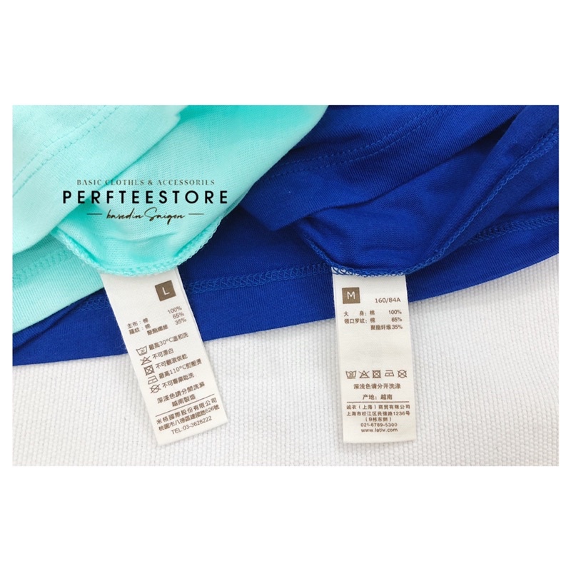 Áo thun trơn cổ tròn Lativ form ôm body dành cho nữ hàng xuất dư • Perftee Store