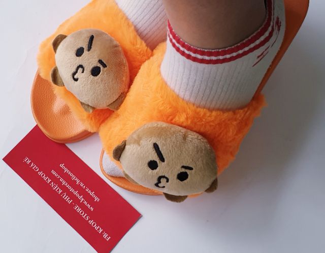 Dép BT21 ver 3 dép bông bt21 plus doll slipper