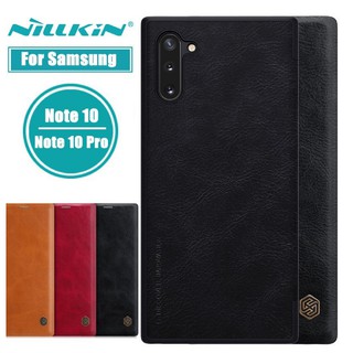 Bao da samsung note 10/ note 10 5g nillkin qin chính hãng