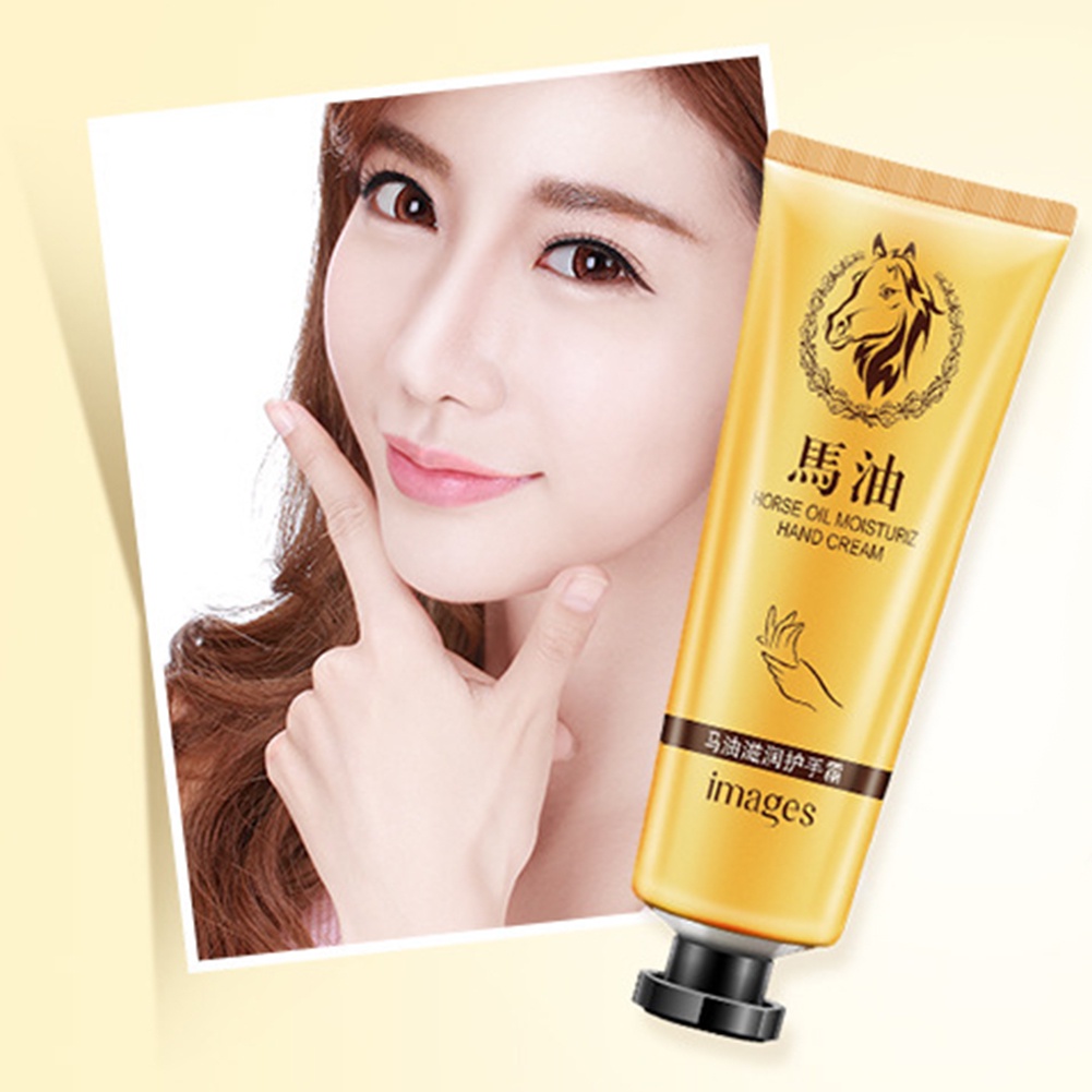 [Hàng mới về] Kem dưỡng da tay Images chiết xuất dầu ngựa làm trắng da 30g