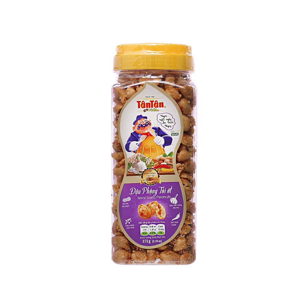 Đậu Phộng Tỏi Ớt Tân Tân Spicy Garlic Peanuts