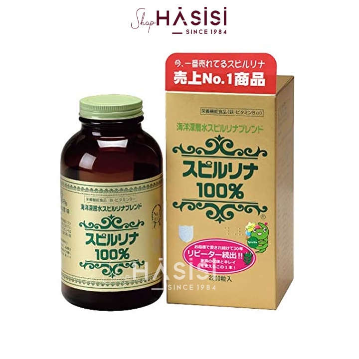 Tảo Xoắn Nhật SPIRULINA -  440g (2200 Viên - Người Lớn 40 Viên/Ngày)