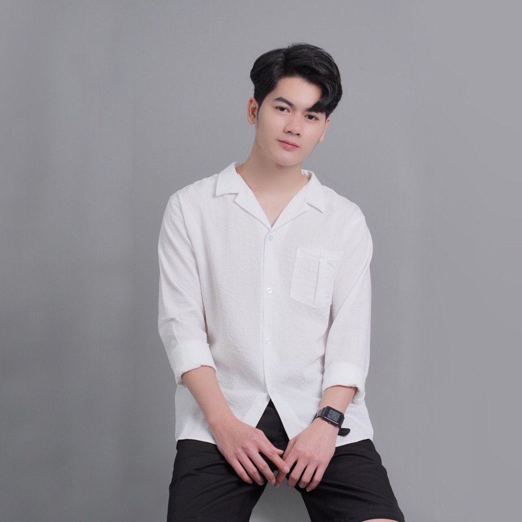 Áo Sơ Mi Nam Đũi Dài Tay Cực Đẹp :: Áo Nam Sơ Mi Nam Trắng Mát Phối Quần Jean, Quần Short | BigBuy360 - bigbuy360.vn