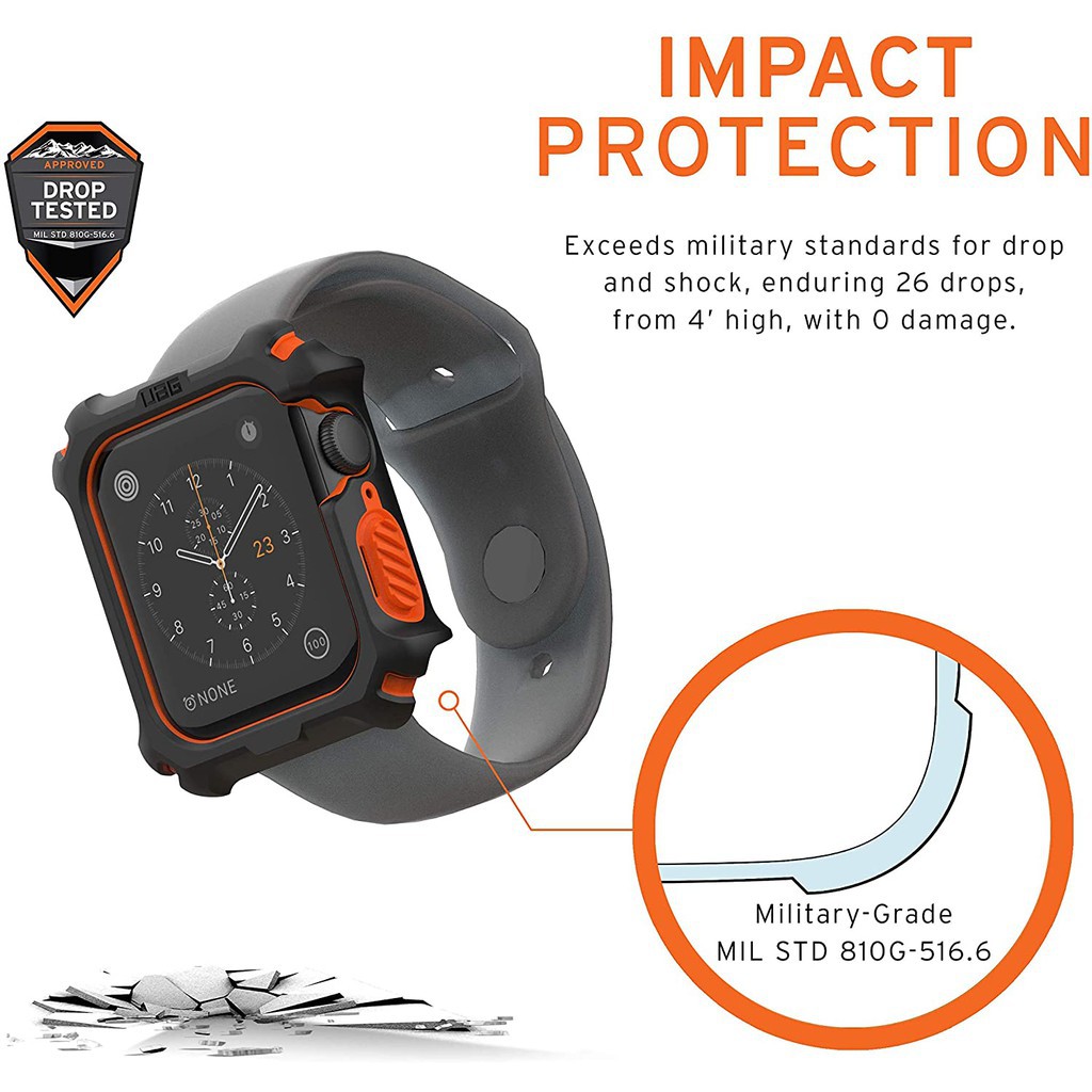 Ốp Chống Sốc UAG Rugged Protective Bumper Apple Watch Series 6/5/4/SE size 44mm