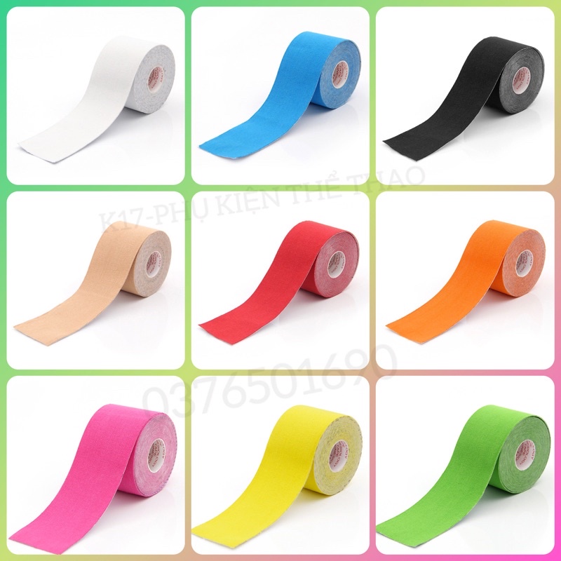 Băng dán cơ Kinesinogy chống nước, hỗ trợ vận động, phòng tránh chấn thương