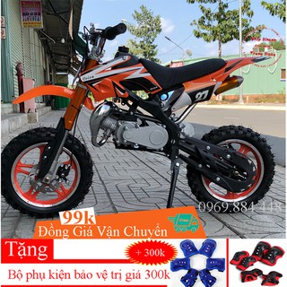 Xe Đồ Chơi | cào cào mini 49cc | cào cào tam mao | Bánh To - Nhiên liệu Xăng pha nhớt - Bô inox