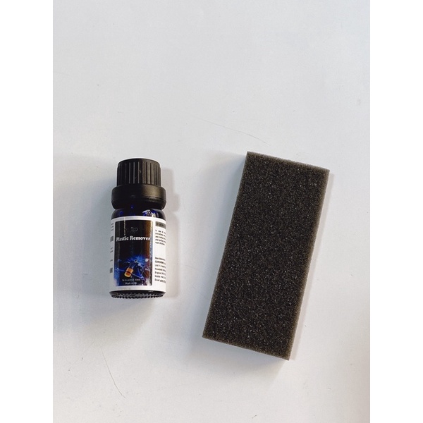 Tinh dầu phục hồi nhựa nhám Plastic Remover tặng kèm mút