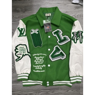 Áo khoác varsity lv hàng ord cao cấp - ảnh thật ở cuối