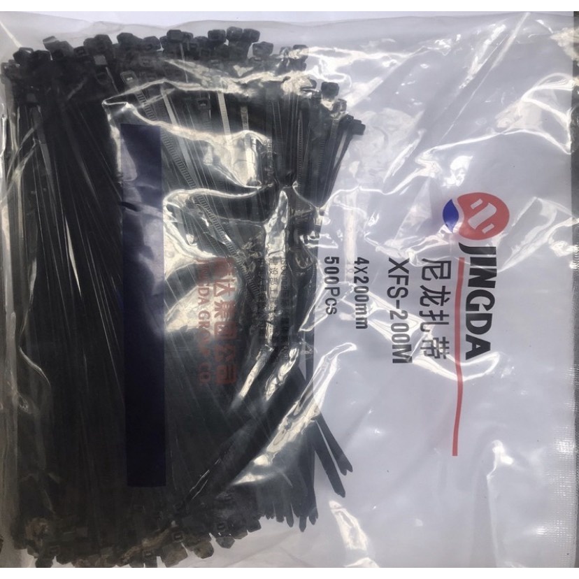Dây rút ,dây thít các cỡ :đen và trắng