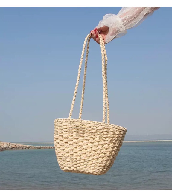 Túi cói túi xách nữ vintage Tiệm Cô hìn thích hợp đi chơi đi biển đi du lịch ship 1h không lo hư hỏng lỗi 1 đổi 1