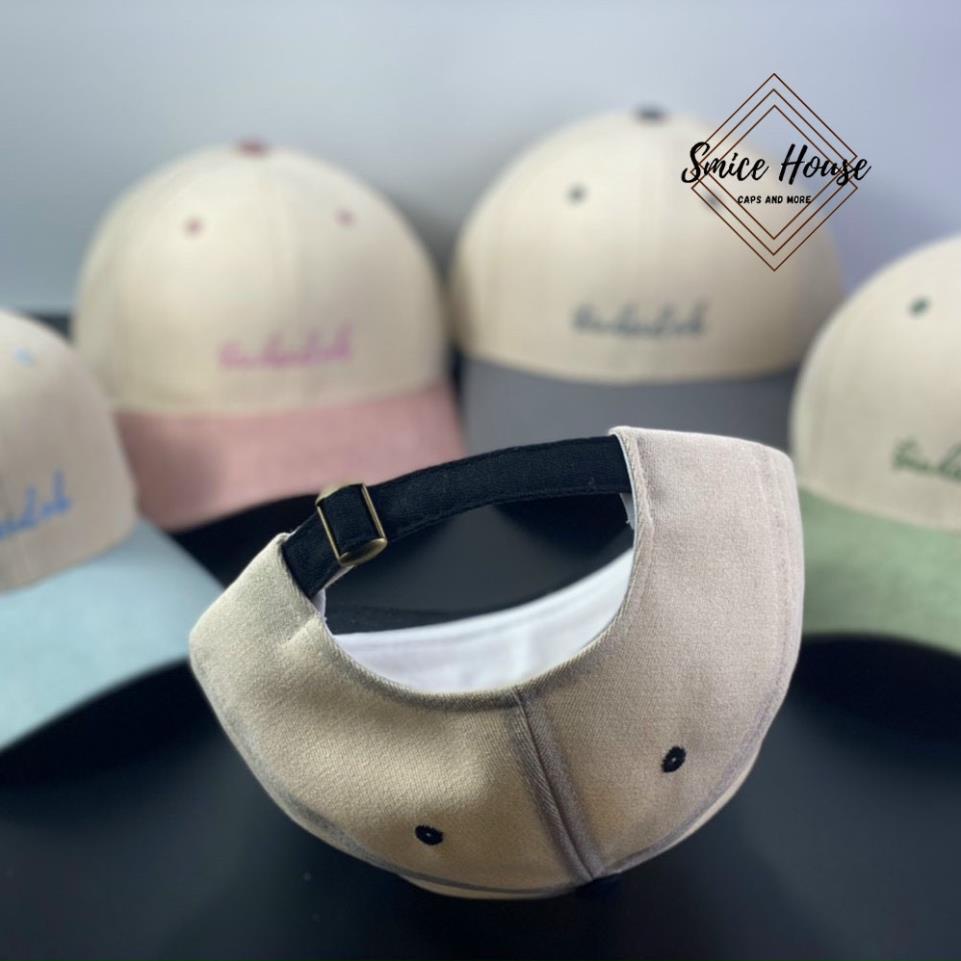 Nón kết lưỡi trai thêu chữ ngang phong cách ulzzang Hàn quốc đơn giản siêu đẹp dành cho nam nữ