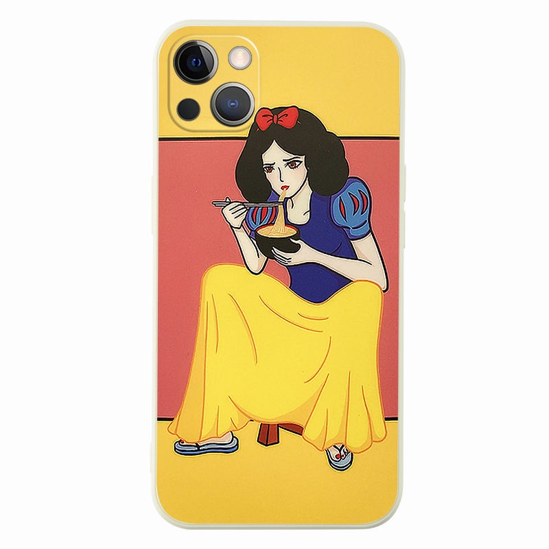 Ốp Điện Thoại Chống Sốc In Hình Bạch Tuyết Cho Iphone 13 Pro 11 Pro Max Xr 6s 7 8 Plus 12 Mini 14 Pro Xs Max