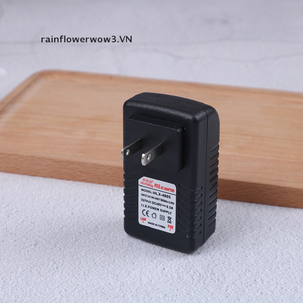 Bộ Nguồn poe 48V-0.5A Phích Cắm Tường Cho Điện Thoại / camera