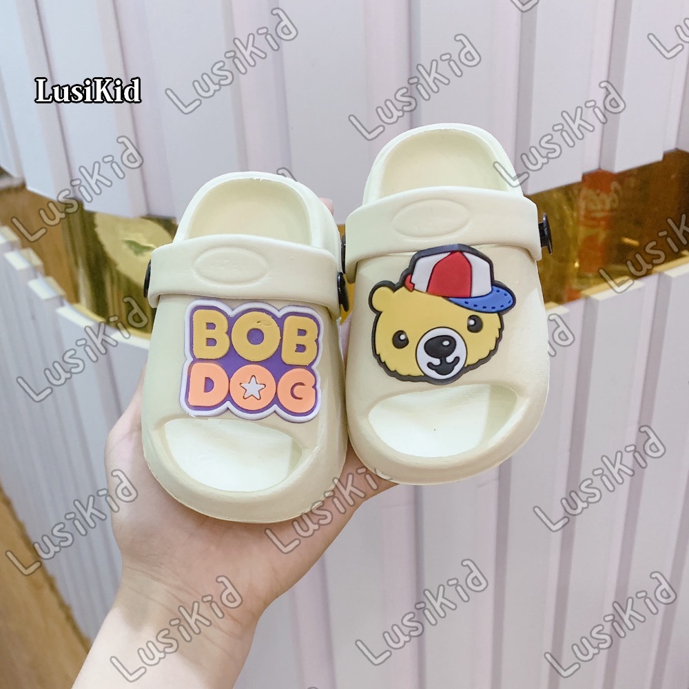 Dép 𝐁Á𝐍𝐇 𝐌Ì Hở Mũi BOB Quai Hậu Siêu 𝐍𝐡ẹ Siêu 𝐂𝐔𝐓𝐄 Dành Cho Bé Trai-Bé gái 5Màu FullSize 18-29