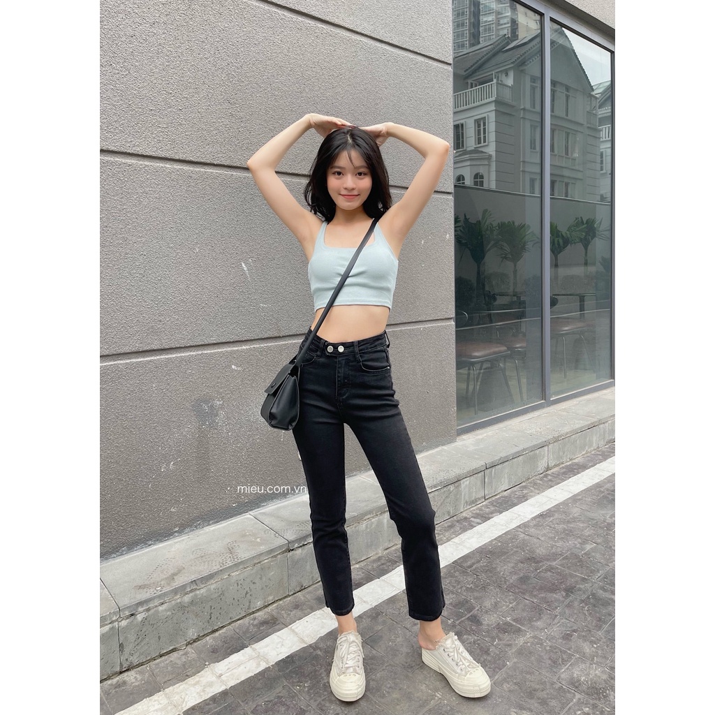 [Miều] Áo 2 dây form croptop Kona Tank Top