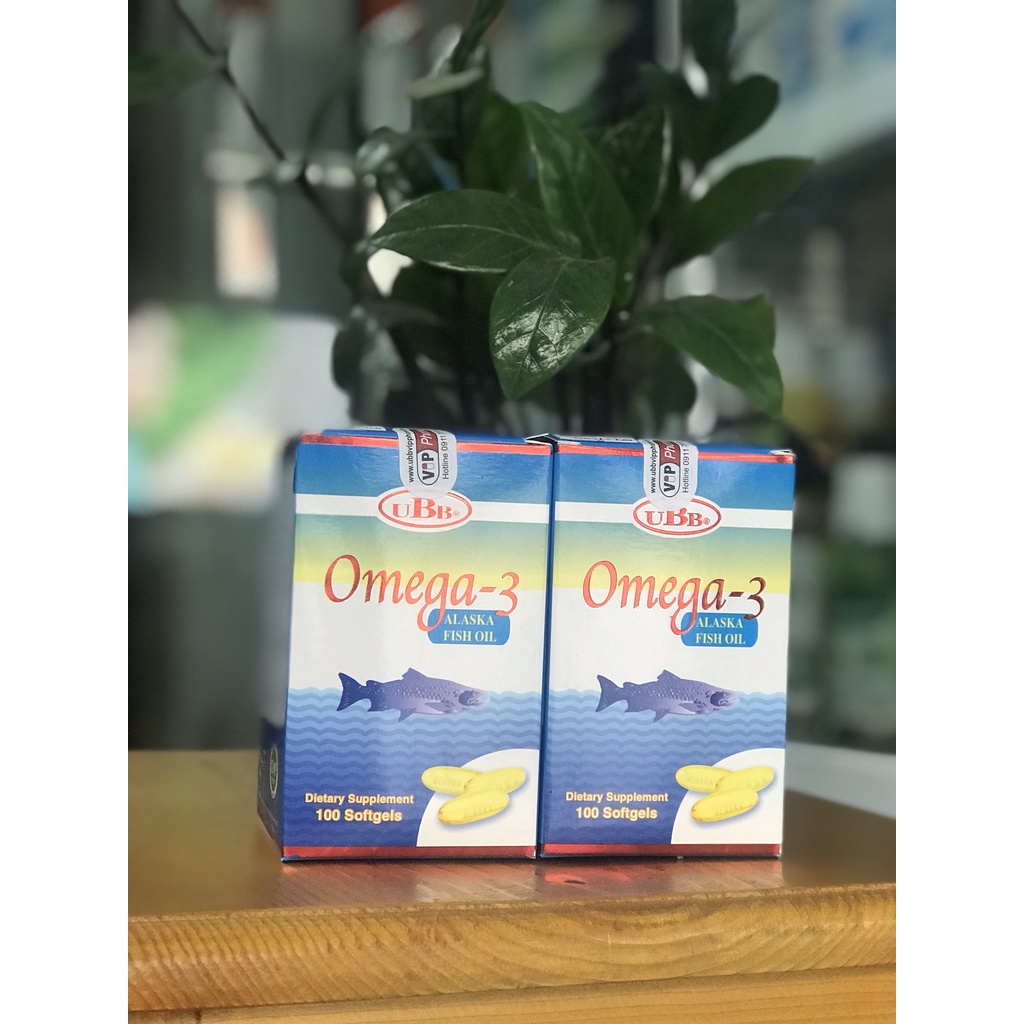 [Date mới nhất] OMEGA-3 UBB viên sáng mắt và tăng cường thị lực (Lọ 100 viên)