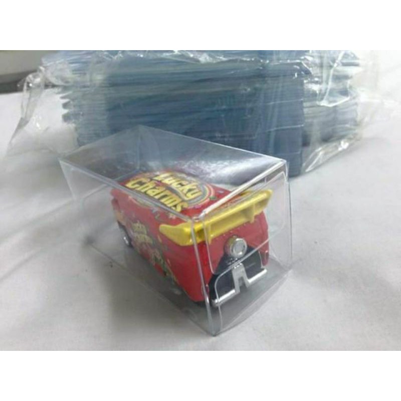 1 hộp nhựa PVC trưng bày xe tỉ lệ 1:64 size to