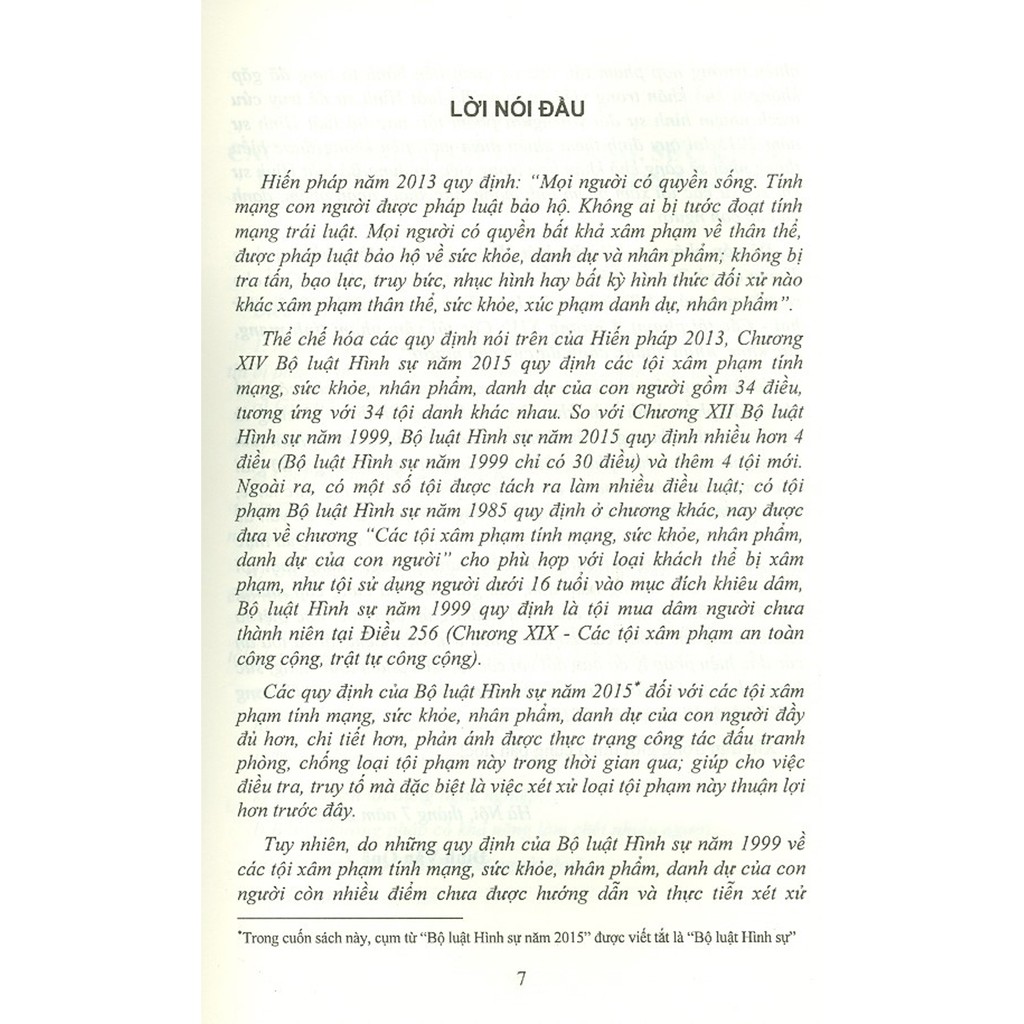 Sách - Bình Luận Bộ Luật Hình Sự Năm 2015 - Phần Thứ Hai - Các Tội Phạm - Chương XIV: Các Tội Xâm Phạm Tính Mạng,... | BigBuy360 - bigbuy360.vn