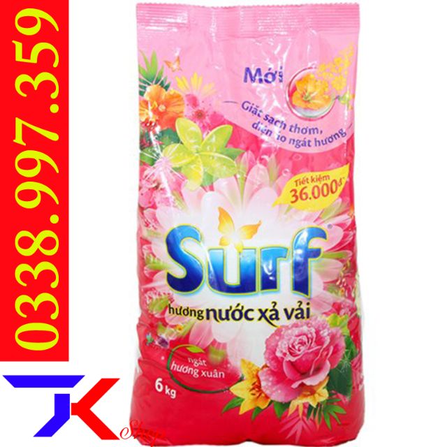 Bột giặt Surf 6kg/ 5,5 kg hương nước hoa