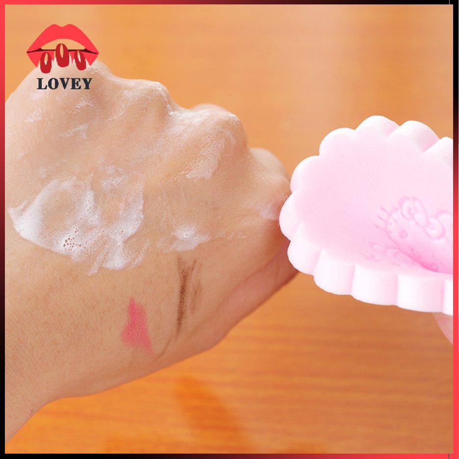 [Hàng mới về] Miếng xốp rửa mặt hình Kitty thiết thực | BigBuy360 - bigbuy360.vn