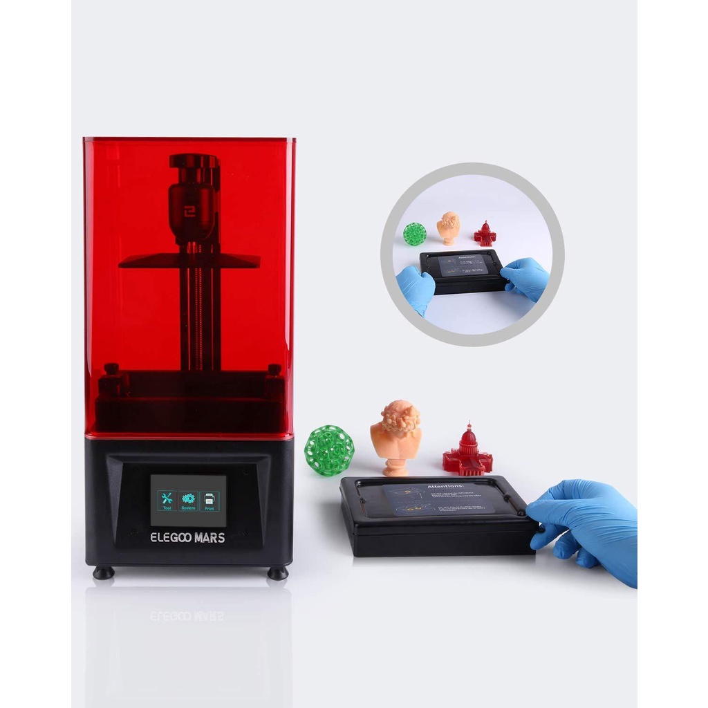 Khay Vat Nhôm Máy in 3D Elegoo Mars 2, Photo, Photón Epax X1