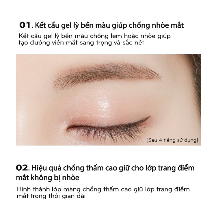 {THANH LÝ} Dạ Kẻ Mắt Màu Nâu Chống Nước Hàn Quốc Aritaum & Missha Eye Liner #Brown | BigBuy360 - bigbuy360.vn