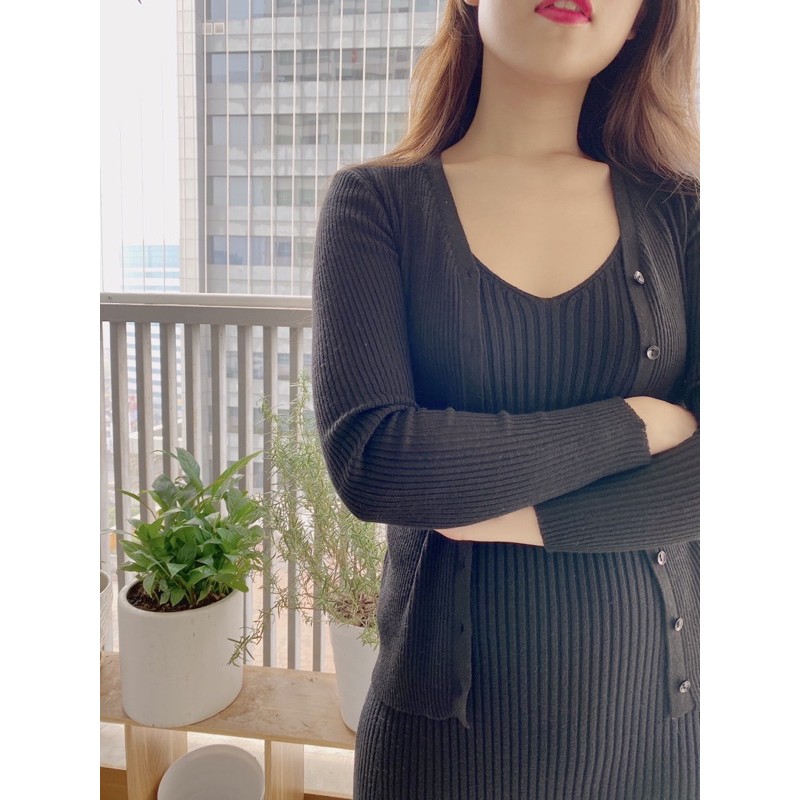 Áo cardigan sơ mi dệt kim 4 mùa -150gr- Snugg | BigBuy360 - bigbuy360.vn