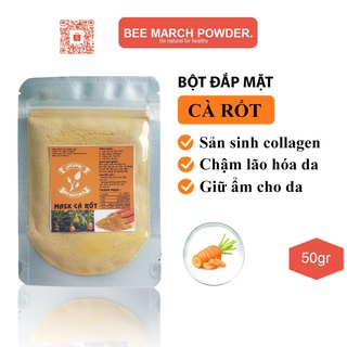 [bomatdaklak] Bột đắp mặt nạ Mask Bột Cà Rốt HANDMADE - Bột Thiên Nhiên