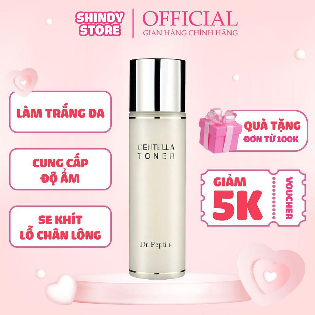 ( Chính Hãng) Nước hoa hồng Dr.Pepti toner dr pepti Centella Làm Dịu Da siêu căng bóng Peptit Hàn Quốc Peptide 180ml