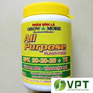 Phân Bón Lá NPK 20-20-20 + TE Của Growmore Loại 100g