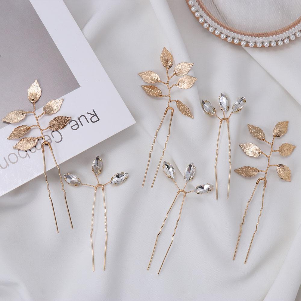 MELODG 3 Trâm Cài Tóc Đính Đá Sang Trọng Cho Nữ