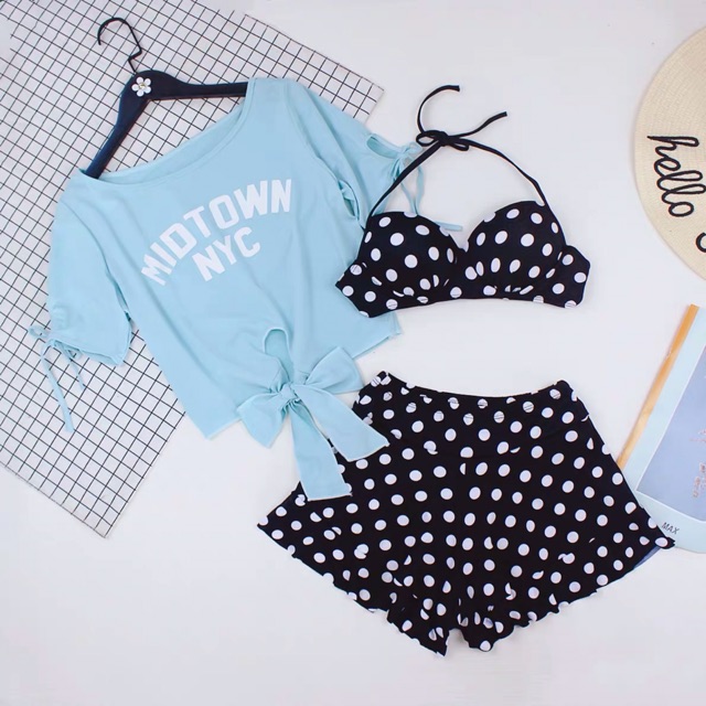 (HÀNG ORDER) Set bikini 3 chi tiết GNCM | BigBuy360 - bigbuy360.vn