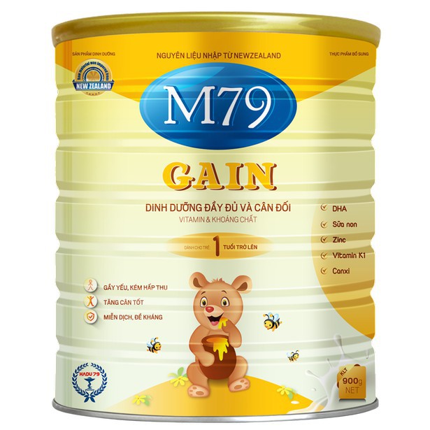 [ HÀNG CAO CẤP ] Sữa M79 NEW GAIN 900g