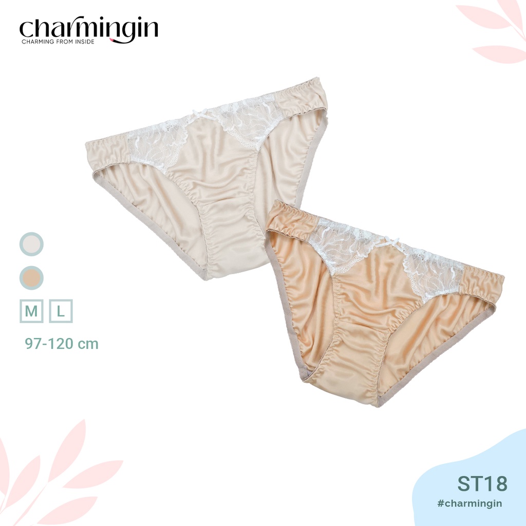 Quần lót satin siêu mềm mịn kiểu cổ điển sang trọng, quý phái size M, L - QLST0018
