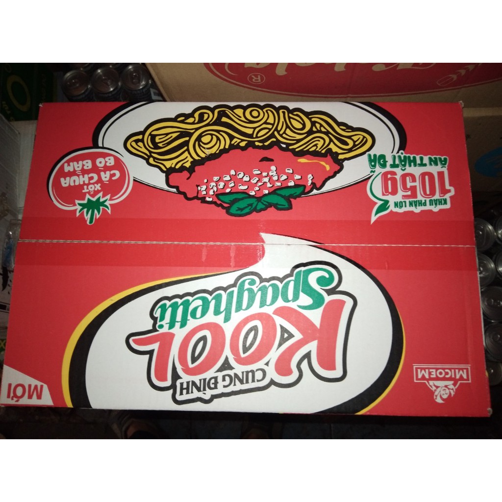 THÙNG MÌ TRỘN KHÔ CUNG ĐÌNH KOOL SPAGHETTI 105g | BigBuy360 - bigbuy360.vn