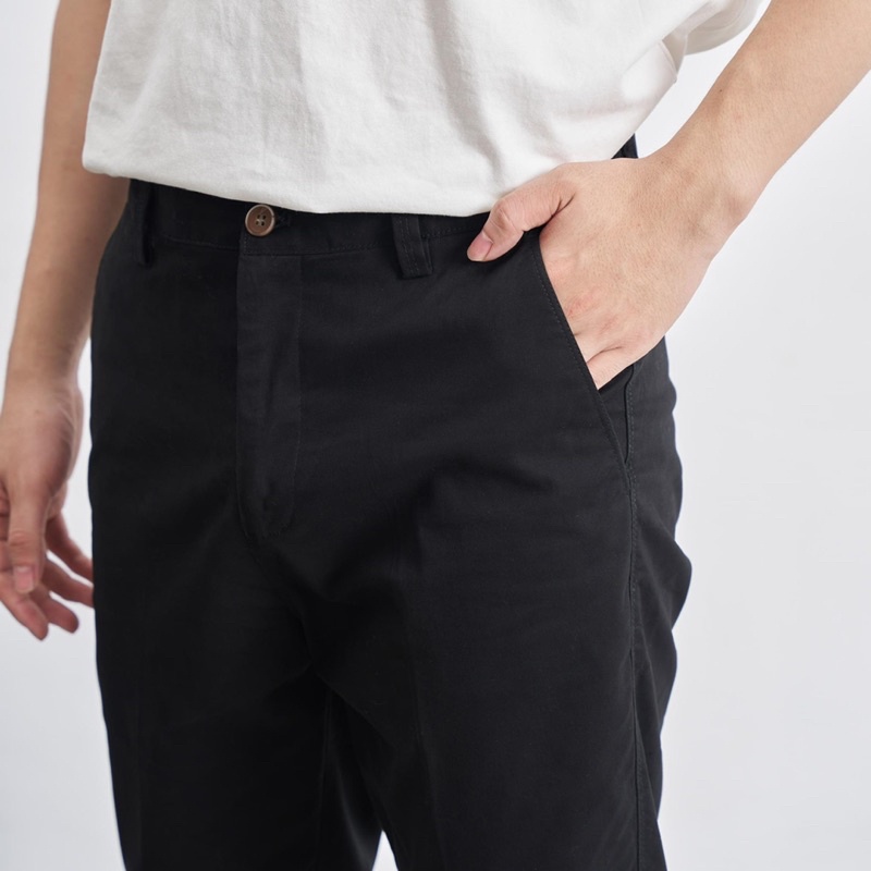 Quần kaki dài nam, chất vải dày dặn-form slimfit tôn dáng