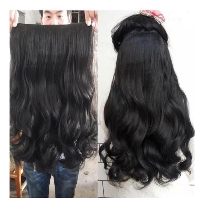 Tóc giả kẹp xoăn sóng lọn to (có ảnh thật)