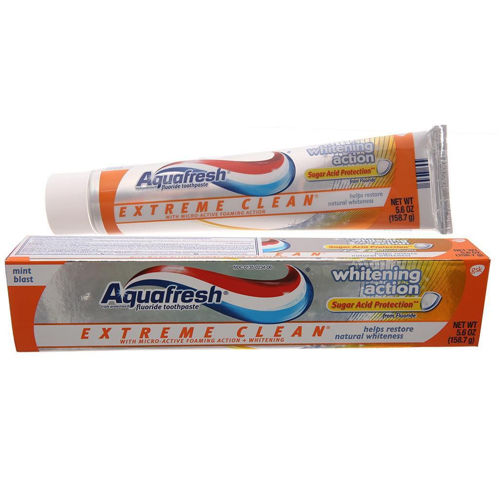 [Chính hãng USA] Kem đánh răng Aquafresh Extreme Clean 158.8g