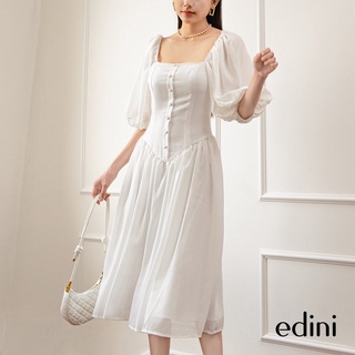 Đầm Hoa Cổ Vuông Dáng Xoè EDINI - D1438 - D1444