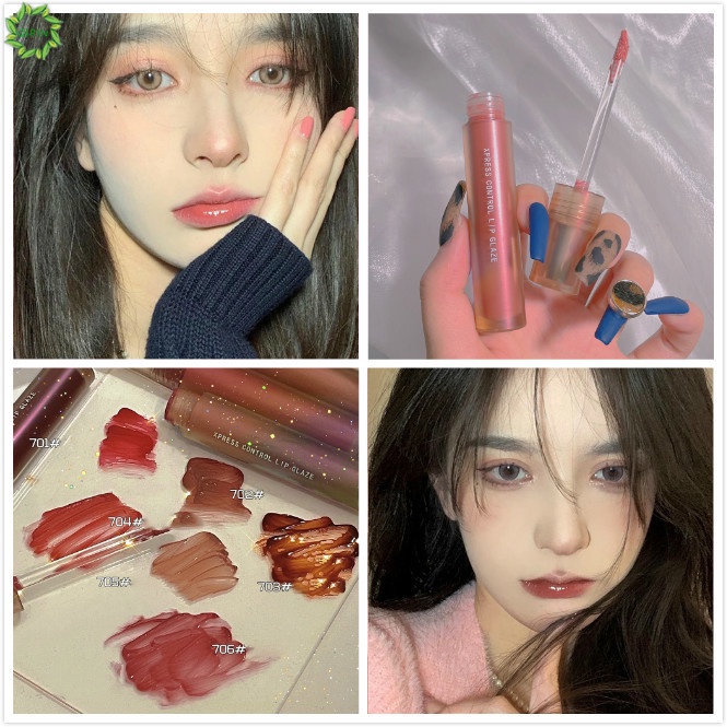 [Hàng mới về] Son bóng Vibely hiệu ứng gương phản quang có dưỡng không dính gợi cảm cho nữ