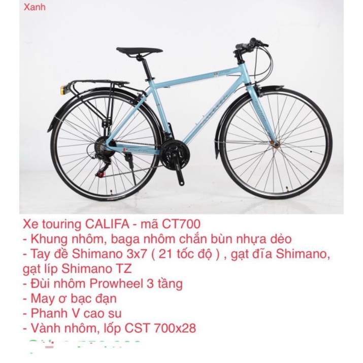 Xe đạp touring califa ct700 bánh 700c