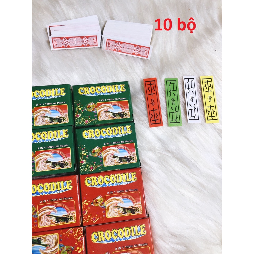 Bài Tứ Sắc 1 Xoắn x 10 hộp nhỏ CROCODILE