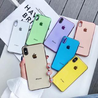 Ốp điện thoại silicon màu kẹo cho Iphone 7 8 Plus 7Plus 8Plus 11 Pro 11Pro Max