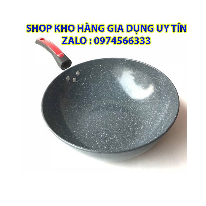 Chảo ceramic vân đá dùng cho mọi loại bếp 32cm