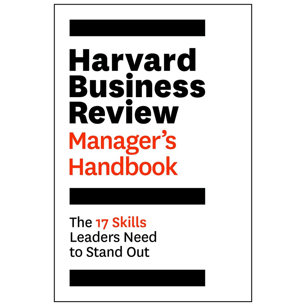 Sách - The Harvard Business Review Manager's Handbook by Harvard Business Review - (Phiên bản US, paperback)