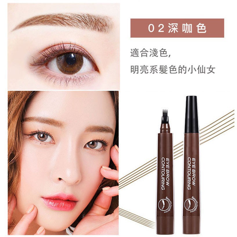 (Hàng Mới Về) Bút Chì Kẻ Lông Mày 1 Màu Lâu Trôi | BigBuy360 - bigbuy360.vn