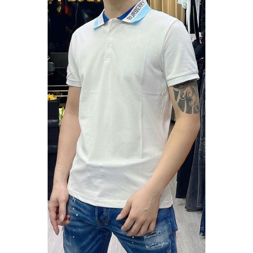 [DEAL KHỦNG] Áo Polo Cao Cấp ⚡ĐỦ SIZE 42 KG-80 KG ⚡  Áo PoloBur.be.rry logo thêu cổ M | BigBuy360 - bigbuy360.vn