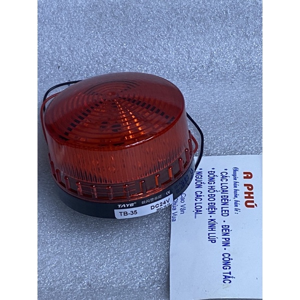 Đèn cảnh báo TB-35 màu đỏ điện áp 24v và 220v