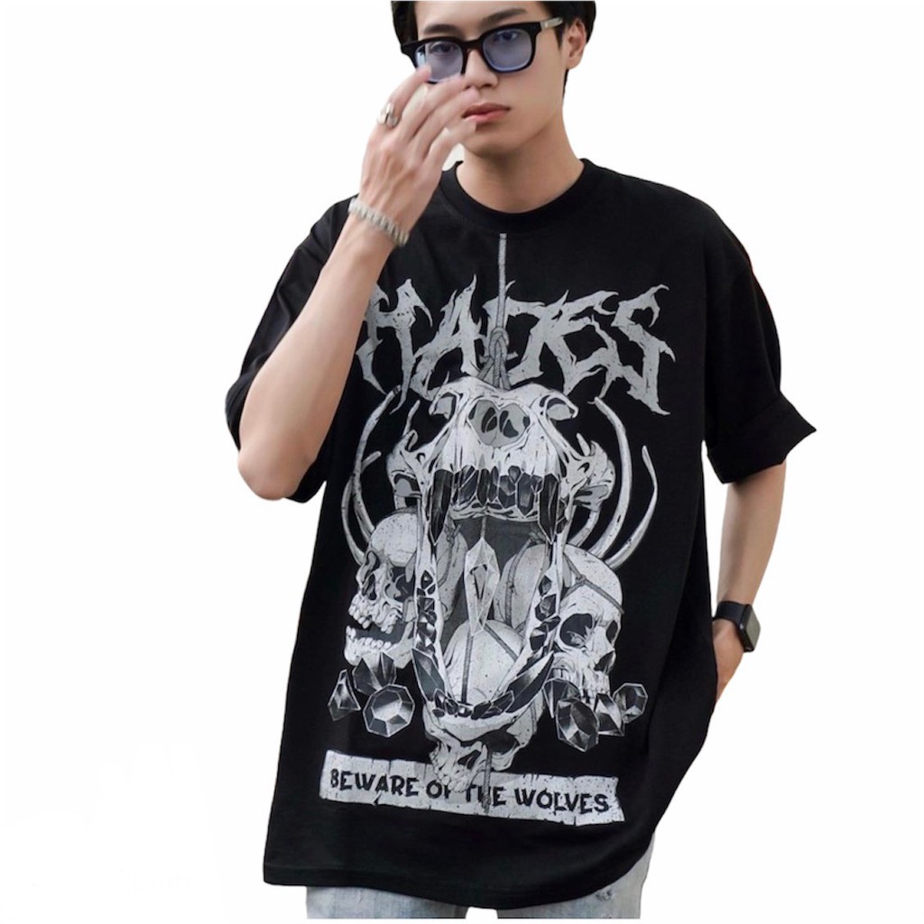 [Mã FATHANG5 giảm 10K đơn 50K] Áo Thun HADES Xương form unisex ( kèm ảnh thật- đầy đủ tem tay- mạc áo) | BigBuy360 - bigbuy360.vn